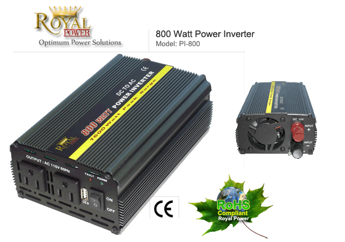 CONVERTISSEUR 12/230V - 800W - PUR SINUS UNIPOWER 800.12 PRO - Batterie  Multi Services